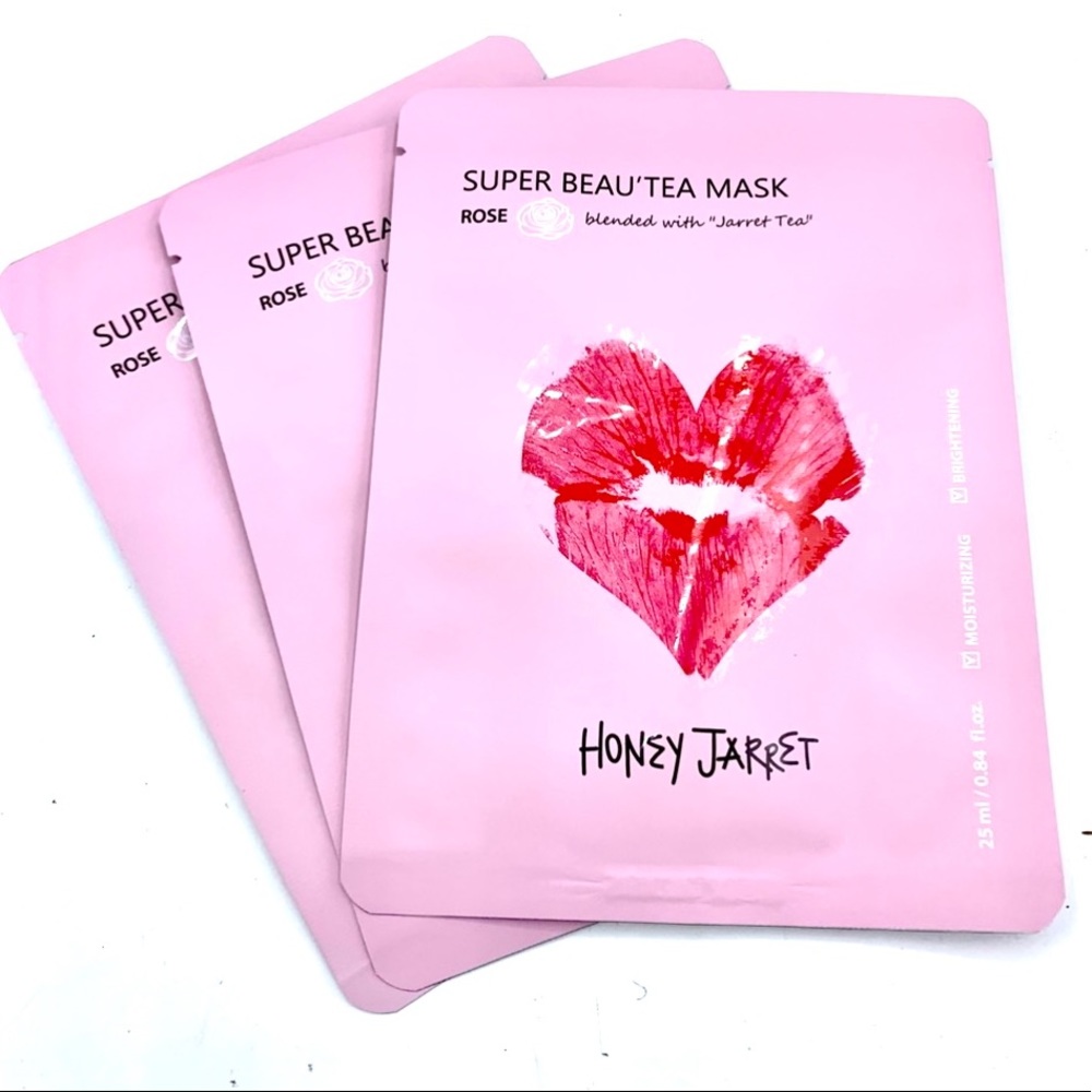 Honey Jarret Super Beau’Tea mask trio